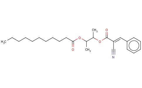 2-((2-CYANO-3-PHENYL-1-OXO-2-PROPENYL)OXY)-1-METHYLPROPYL UNDECANOATE